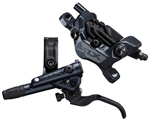 SHIMANO SLX 4 Pot BR-M7120/BL-M7100 Bled Brake Lever/Post Mount calliper, Rear Left Rear Hydraulic Disc Bike Brake Calliper & Lever