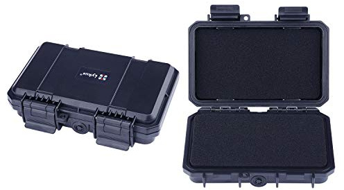 Lykus HC-1510 Wasserdicht Koffer mit Schaumstoff, Innengröße 13,7x7,6x3,3cm
