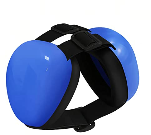 derYEP Hunde-Ohrenschützer für Gehörschutz, 29 dB NRR, Ohrenschützer, Lärmschutz (Medium, Blau)
