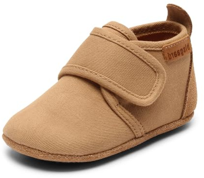 Bisgaard Unisex Kinder Baby Cotton First Walker Shoe,Camel,19 EU