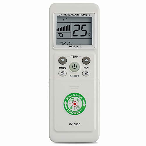 K-1038E Mandos a Distancia del Aire Acondicionado Universal 1000 en 1 Tiene Un Diseño Simple de Tapa Deslizante