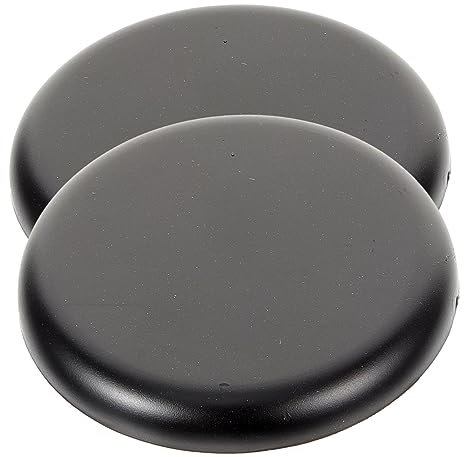 Housoutil 2pezzi Copriforo Rotondo in Ceramica Per Cartongesso Piastrelle e Muri Facile Da Installare e Rimuovere Design Decorativo e Protettivo Per Pareti