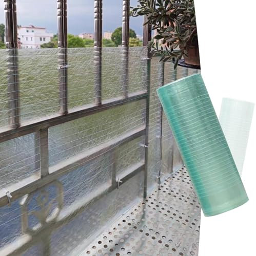 KOOEIN Polycarbonat Dachplatte Gewächshaus-Platte,0,8mm Ersatz Schuppenplatten,Transparent wasserdichte Abdeckung,Poly-Kunststoff-Dachplatten,Klar Isolierte Tageslichtpaneel Pultdach,W×L-1.5x20m