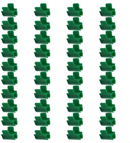Lot de 40 clips en plastique pour filet de jardin et serre 13 mm