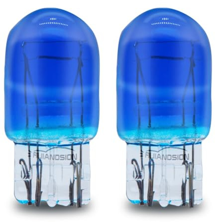 Ruiandsion T20 - Bombilla halógena de cristal, 12 V, 21 W, bombilla de coche para luz trasera de freno, DRL y intermitentes, compatible con 7443 1891 21 W/5 W, solución de iluminación superior