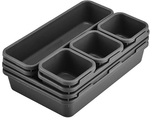 8 pièces organisateur tiroir，organisateur cuisine， tiroir rangement，organisateur de tiroir，rangement,rangement cuisine,rangement bureau,rangement et organisation de cuisine