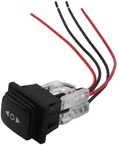 Interrupteur à Bascule étanche 20A 12V Cc Avec Câble De 15 Cm, 6 Broches, Avec Polarité Inversée On-off-On, étanche Et Résistant Aux Rayures, Adapté Aux Appareils électroménagers, Aux Contrôleurs.