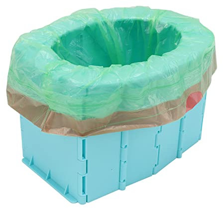 Tragbare Töpfchen-Trainingstoilette, faltbarer Töpfchenstuhl, Reisetöpfchen für Kleinkinder, Töpfchen-Trainingssitz, tragbare Töpfchentaschen, Kinder-Toilettensitz für Notfälle im