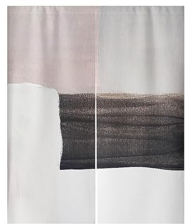 Küchenvorhänge Schwarz Hellgrau Scheibengardinen Polyester Vorhänge Kurz Waschbar Raumteiler Vorhang Türvorhang Langlebig Küchenvorhang Kurze Gardinen Verdickung Tür Vorhang 70x150cm