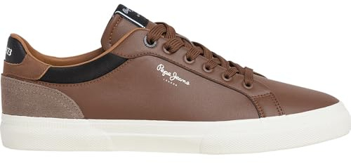 Pepe Jeans Herren Kenton Court M Sneak, Braun (Tan Brown), 42 EU, Braun/Hellbraun, 43 EU