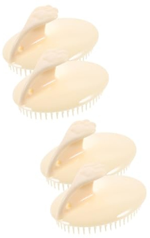 VALICLUD 2 Sätze Kamm Waschen Männer Haarbürste Kopfhaut Haarkamm Shampoo Haarwaschpinsel Haarmassagegeräte Kopfmassagekamm Silikon Multifunktionales Haarwaschbürste Kieselgel 2 Stücke * 2