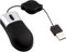 Mini USB-C Retractable Wired Optical Travel Mouse for Laptop, Tablet, PC - Ultra-Compact Design, Portable computer mouse wired for Windows