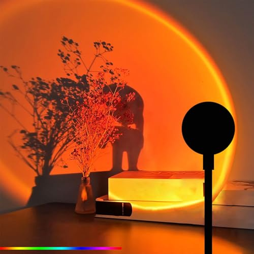 Sunset Lamp Projector - USB Rainbow Mood Light | Lampada a LED a 7 colori