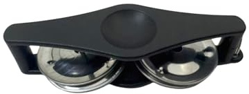 Percussion-Schlüsselanhänger, Tamburin, kleine Rassel, Handglocke mit knackigem Klang, tragbar für Outdoor-Aktivitäten, Musik, Pratice, Musik-Rhythmus-Werkzeug für Musiker