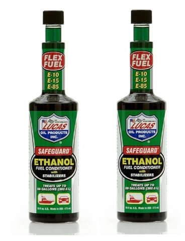 Lucas Safeguard Ethanol Fuel Stabilizer for Ethanol Fuel Stabilizers Set of 2 Lucas Protection Additive for Petrol E5 E 10 E15 E85