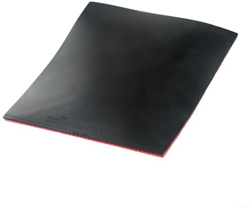 Besttoolifes Cubierta de esponja de goma para tenis de mesa para raqueta de ping pong, 2,2 mm de grosor, dureza 42-45, rojo/negro, compatible con todas las cuchillas estándar (negro)