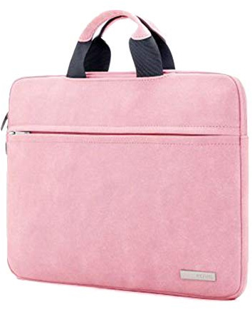 HONGBI Laptop Tasche Handtasche Notebook Hülle Sleeve Aktentasche Wasserdichtem für iPad Pro/MacBook Air/MacBook Pro/Surface Pro 6/Samsung Pink 12