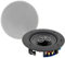 Altavoz empotrado altavoz de techo sistema de 2 vías 80W instalación plana techo pared redondo 234mm para oficina cocina sala de estar cine en casa blanco