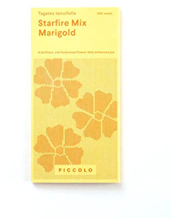 Piccolo Seeds Starfire Mix Marigold - Tagetes Tenuifolia 300 Seeds
