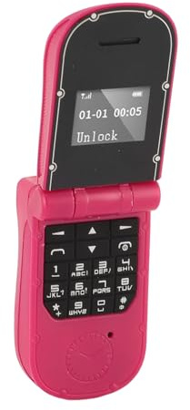 Annadue Téléphone à Clapet 4G débloqué, Petit Téléphone Portable à Rabat avec Liste Noire de Messages débloqué, Téléphone Pliable avec Faible Rayonnement pour Femmes Enceintes, Garçons