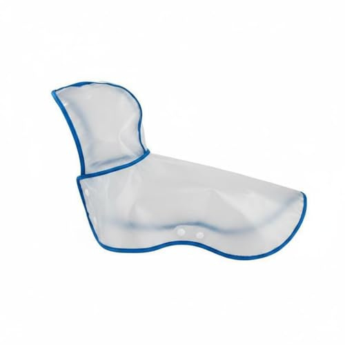 KiBcsLic Hunderegenmantel Hundeponcho Regenjacke, Array, Blau, 4XL Rückenlänge 50-60cm, Brustumfang 60-66cm