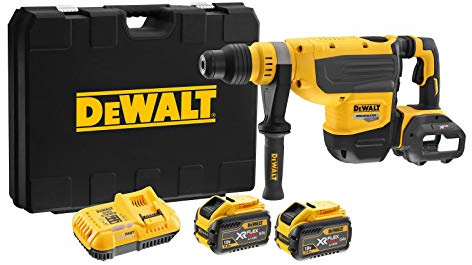DeWalt DCH733X2-QW Pistolet électropneumatique Sds-Max Xr Flexvolt 54V Argent