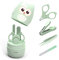 YIVEKO Baby Nail Kit, 4-in-1 Baby Nagelpflegeset mit niedlichem Etui, Baby Nagelknipser, Schere, Nagelfeile & Pinzette, Baby Maniküre Kit und Pediküre Kit für Neugeborene, Säuglinge, Kleinkinder