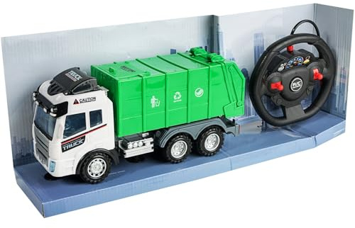 MODELMOVIL Télécommande Camion Poubelle avec 4 Fonctions