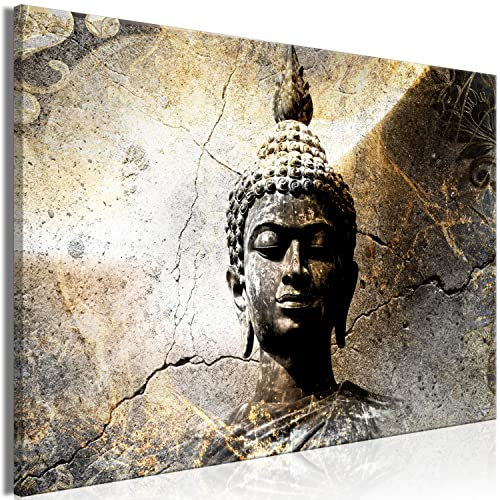 murando - Quadro Acustico Buddha 1 pezzo schiuma acustica Quadri Moderni Camera da Letto Matrimoniale - Stampa su Tela - Pannelli Fonoassorbenti Decorativi - Fonoassorbente Acustiche