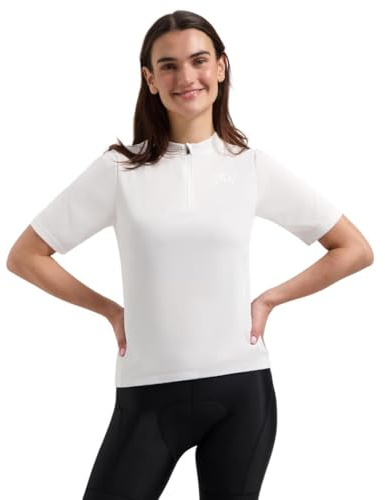Rogelli Core - Radtrikot Kurzarm - Radtrikot für Rennrad - Damen | 3 Rückentaschen - Atmungsaktiv - Rundhals - Temperatur 15 - 30 °C
