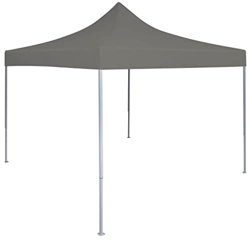 Faltzelt Partyzelt, Mogou Festzelt, Pavillion, Bierzelt, Garten Party Zelt, Gartenzelt, Grillpavillon, Pop-Up 3 x 3 m Anthrazit