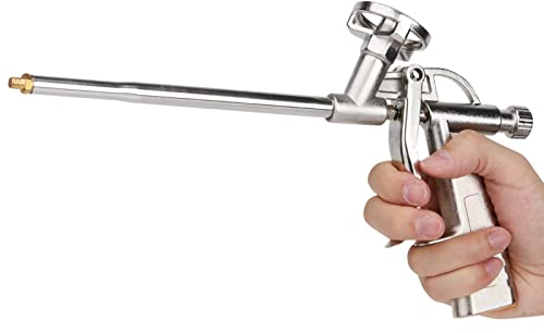 schaumpistole,Schaumpistolen für Expandierten Schaum, Pistolet De Calfeutrage Mousse Professionelles Spray, Verzinkter Stahl Quad 1 Stück Schaum Expandierende Sprühpistole Dichtstoffspender