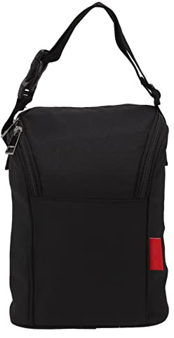 Baby Bottle Bag,Nylon Fabric Baby Bottle Storage Bag,Waterproof Insulated Baby Bottle Bag Thermal Bag,Portable Reusable Baby Bottle Tote Bag for Outdoor Travel(Black)