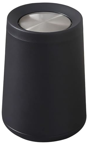 LEASYLIFE 2,6 gallonen, der wackelnde müllbehälter, der wachsende metallcontainer, das bad, die küche, der wohnzimmer und das schlafzimmer (black)