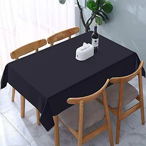 BEEOFICEPENG Nappes lavables pour Cuisine, Salle à Manger, décoration de fête en Plein air, 137 x 183 cm, imprimé Violet Gentiane foncé