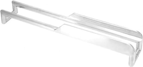 HACSYP Vordertürgriff, Push-Pull-Knopf for gewerbliche Türen, Glastürgriffe im zeitgenössischen Stil, Türgriff, for Bar, Hotel, Geschäft, Villa, Büro (Color : Silver, Size : 123cm/48 3/8)