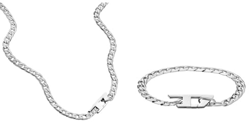 Diesel Herren-Edelstahlkette-Schmuck-Set