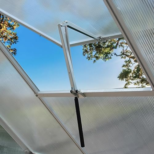 Auto Vent Opener Automatic Greenhouse Window Opener Roof Vent Opener Greenhouse Accessories for Garden Automatic Ventilation Gardening Tools Automatic Greenhouses Supplies (1 X Single Spring)