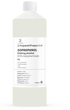 True Chem - Alcohol Isopropílico Isopropanol - Limpiador Multiusos IPA 99.99% - 1L