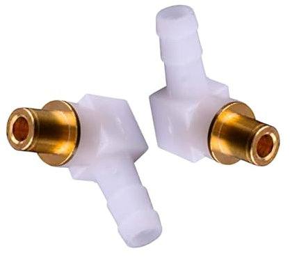 692317 493496 Vergaser-Kraftstoffverschraubung, Winkelschlauchverbinder, Ersatz für Briggs & Stratton Motor, Schneefräse, Rasentraktor, Generator, 692317, 494451, 493496, 2 Stück