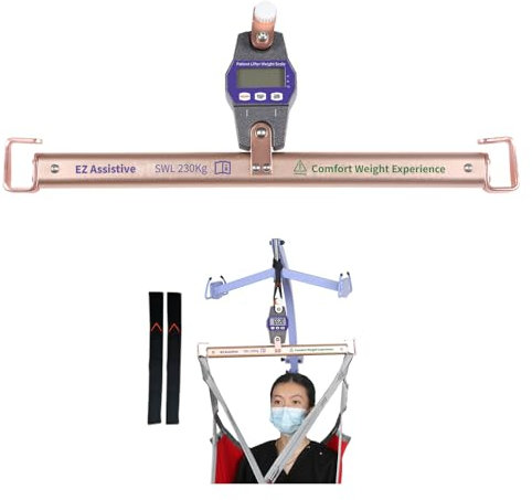 EZ Assistive Patient Lift Weight Scale for Hoyer Lift, Lift Sling Scale for Patient, Safety Working Load 230kgs