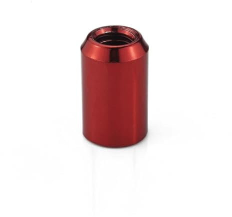 WTIXCRQ Radbolzen Radschraube Kompatibel Mit Nissan Auto-Stahlfelgen Automatische Verriegelung Radmuttern Radschrauben Radschrauben Radmuttern M12x 1,25 M12x 1,5 20 Stück(Red)