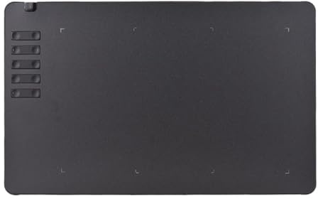 Kznifmk Ultradünnes Grafiktablett mit 10 Express-Tasten und 20 Stiftspitzen, 8192 Druckstufen zum Zeichnen und Schreiben.