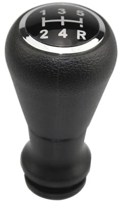 tnbru Auto Schaltknauf Kopf Für Peugeot 106 206 306 406 207 307 407 Auto Schaltknauf 5 Gang Schalthebel Wechselstock Schaltknäufe(Black)