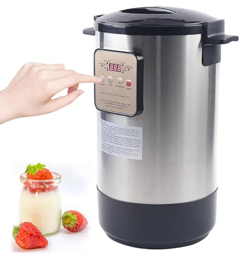 ORIDLECTAL Yogurtera Casera y Comercial, Máquina de Fermentación para Hacer Ajo, Encurtidos, Masa y Enzimas, con Control Preciso de Tiempo 18L
