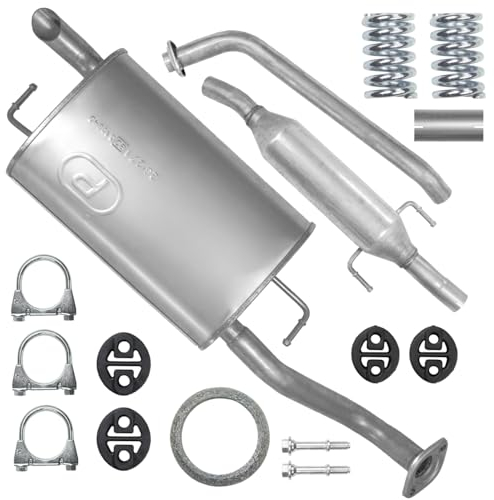 Polmo Schalldämpferset Auspuffanlage Auspuff für Toyota Corolla 9 IX E12 2004-02/2007 1.4 1.6