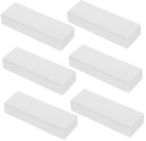 MOLUCKFU 6pcs White Shoe Cleaner Kit Suede Eraser for Cleaning White Sneakers Tennis Shoes and Polishing Cloth Effortless Stain Removal and Safe for All Footwear