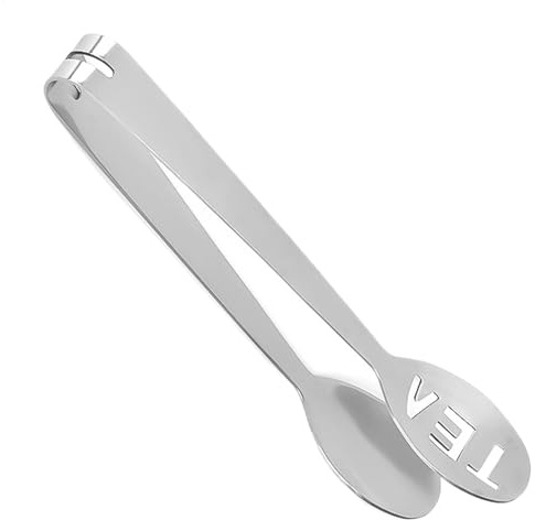 Pinze per bustine di tè, cucchiaio spremiagrumi per bustine di tè,morsetto per cucchiaio da filtro da tè - pinze spremiagrumi per bustine di tè in acciaio inossidabile, adatte per afferrare cubetti