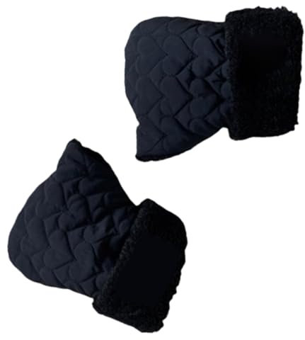 Fazvncv 1 Paar winddichte warme Fäustlinge für Roller, Fahrräder, Baumwollhandschuhe für Kinder, Outdoor-Reiten, kaltes Wetter, Handmuffs