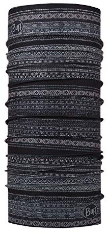 Buff Braga de cuello, Original EcoStretch, Adulto Hombre Mujer, Grey, Talla unica, Bufanda, Tubular, Multifuncion, Cuello y Cabeza, Correr, Caminar, Senderismo, Sostenible, Ligera